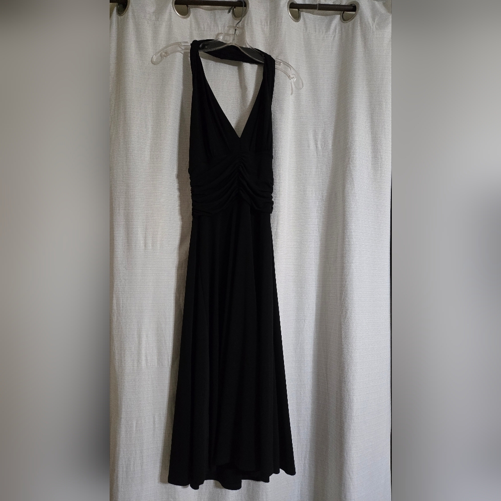 Max & Cleo Black Backless Dress